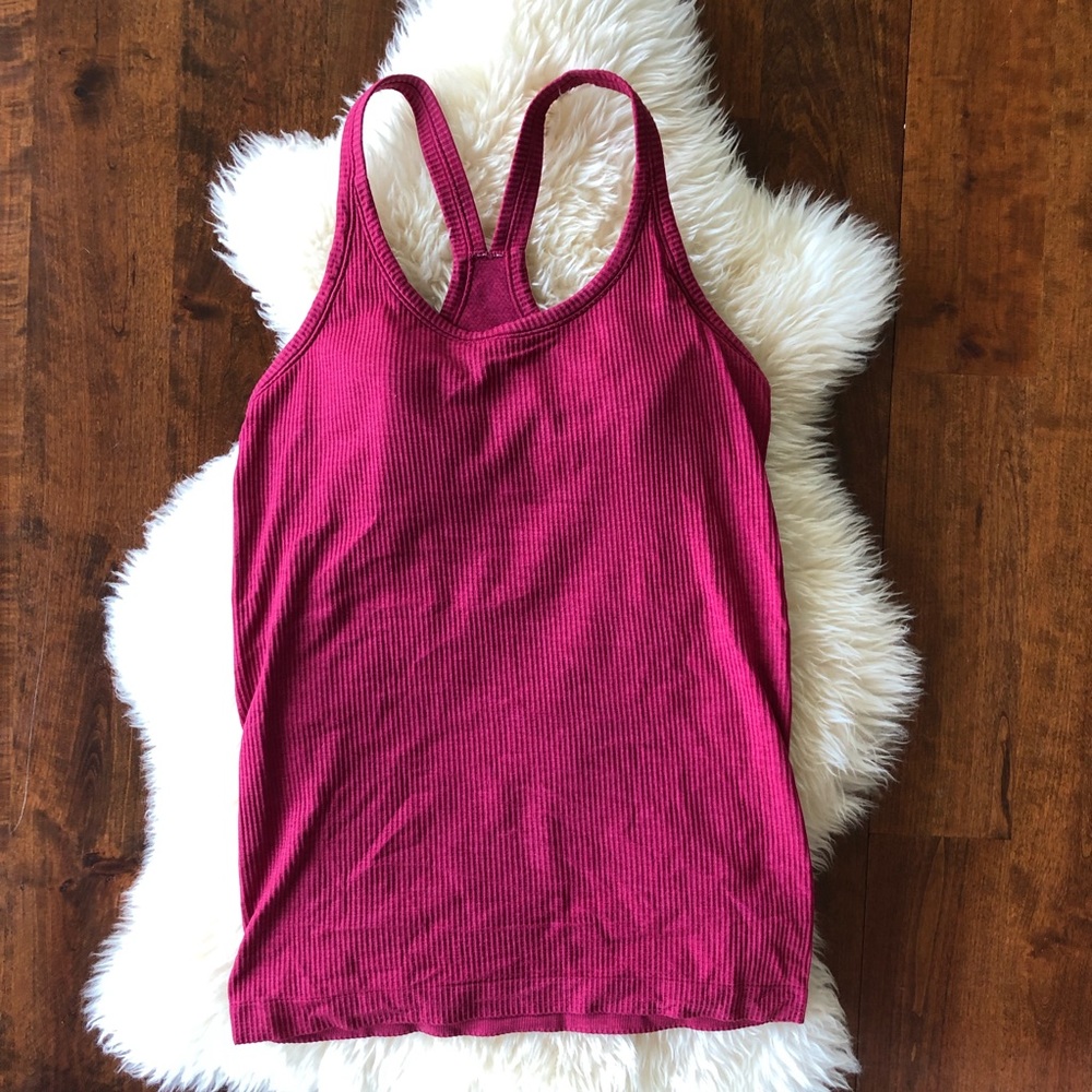 Lululemon Athletica Burgundy Tank Top